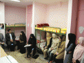 گزارش تصویری هیات رئیسه دانشگاه از خوابگاه خواهران به مناسبت هفته خوابگاه